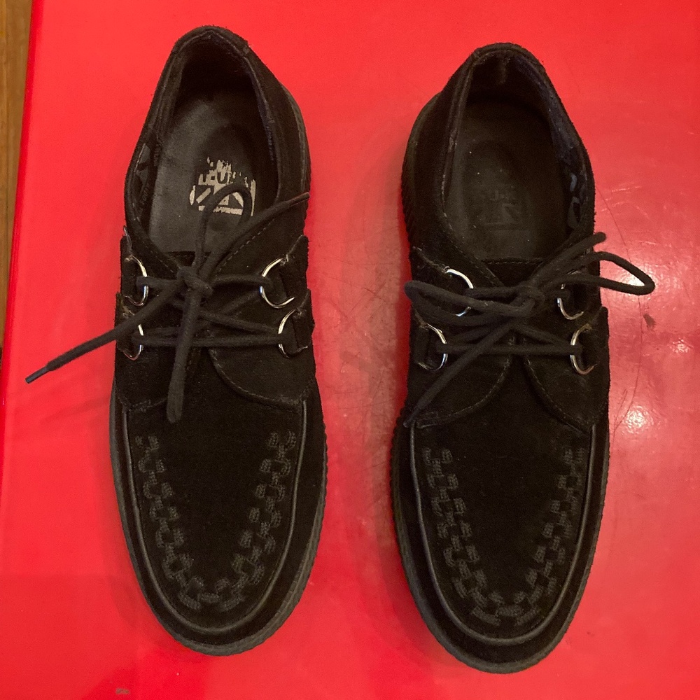 T.U.K. Suede Viva Mondo Creepers Size 11